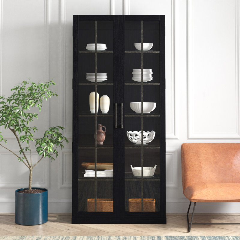 Greyleigh™ Tristan 37.32'' Wide Curio with Lighting & Reviews
